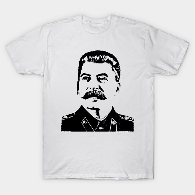 Joseph Stalin Pop Art Portrait T-Shirt by phatvo